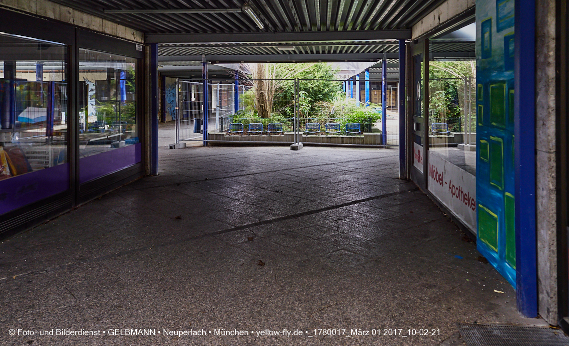 01.03.2017 - die Abrissbaustelle Quiddezentrum in Neuperlach